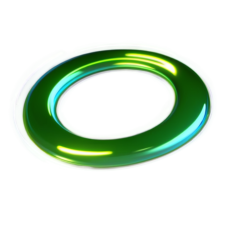 Green Circle With Border Png 05252024