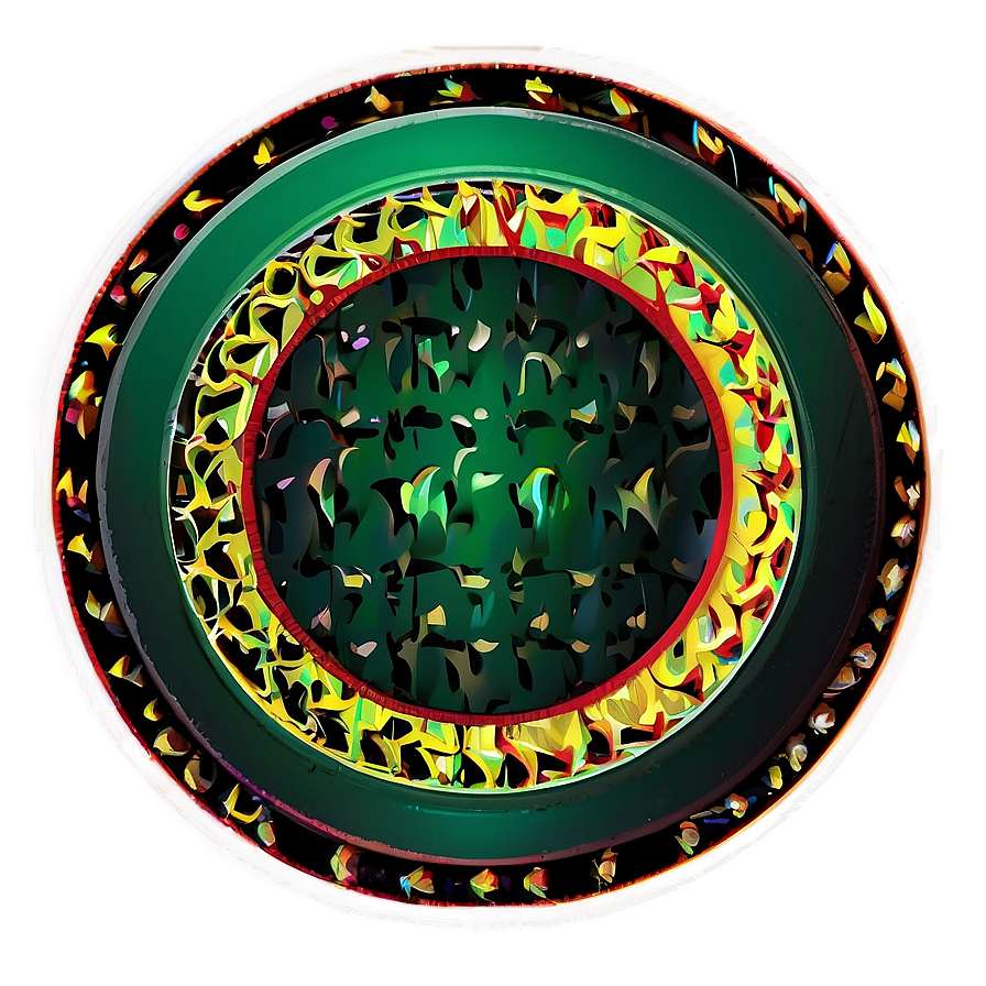 Green Circle With Border Png 46