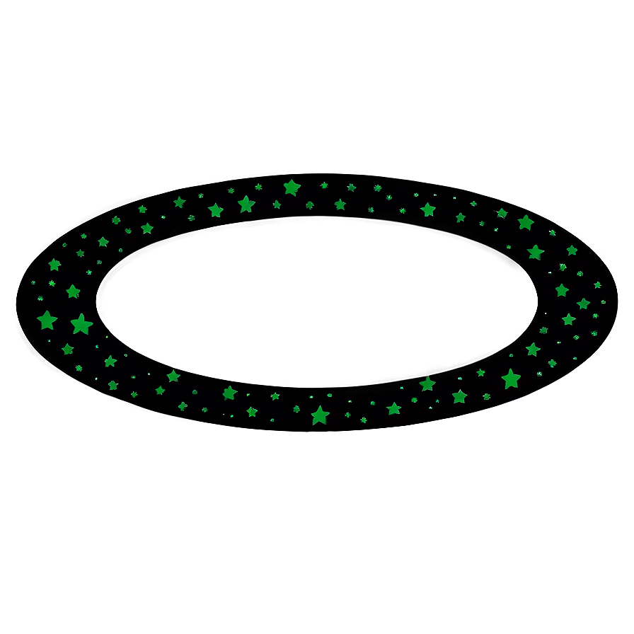 Green Circle With Stars Png Ihc85