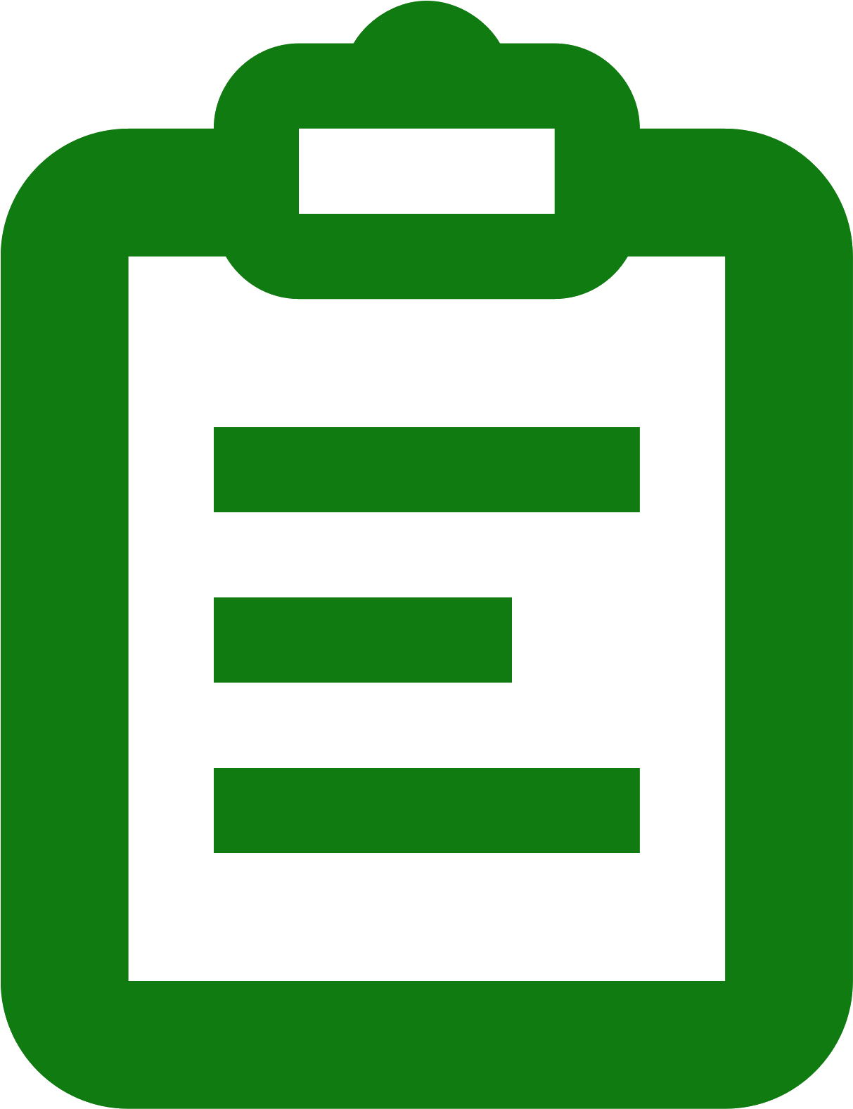 Green Clipboard Icon