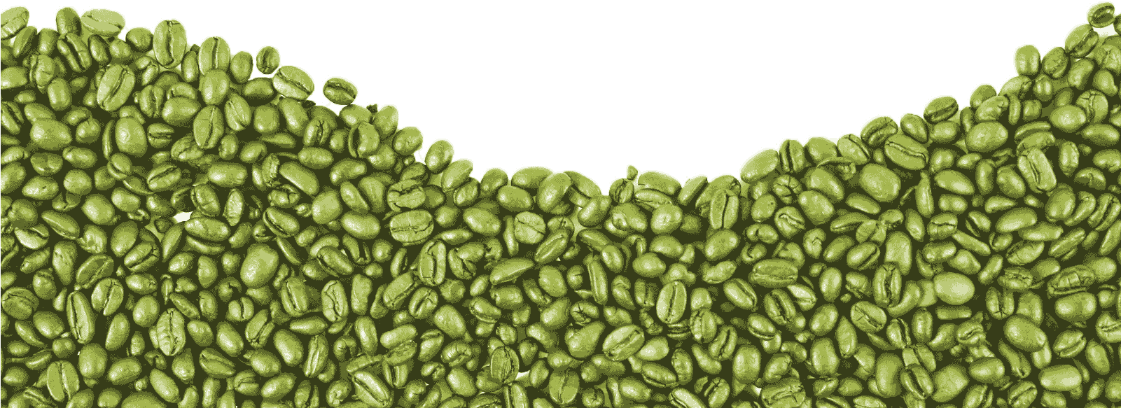 Green Coffee Beans Wave Pattern