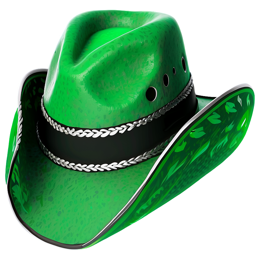 Green Cowboy Hat Transparent Png Qno