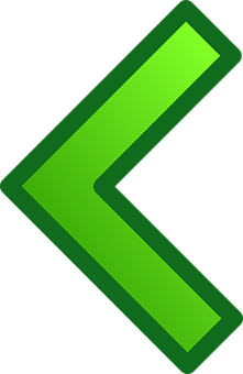 Green Diagonal Arrow Icon