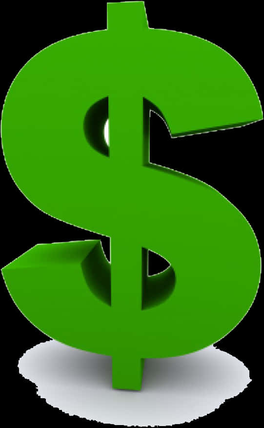 Green Dollar Sign Graphic