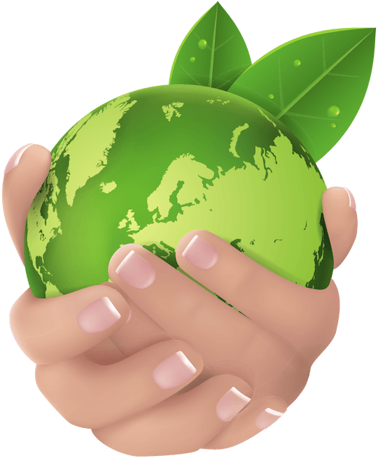 Green Earthin Hand