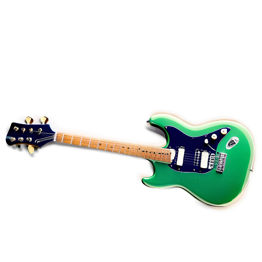 Green Electric Guitar Png Ycs46