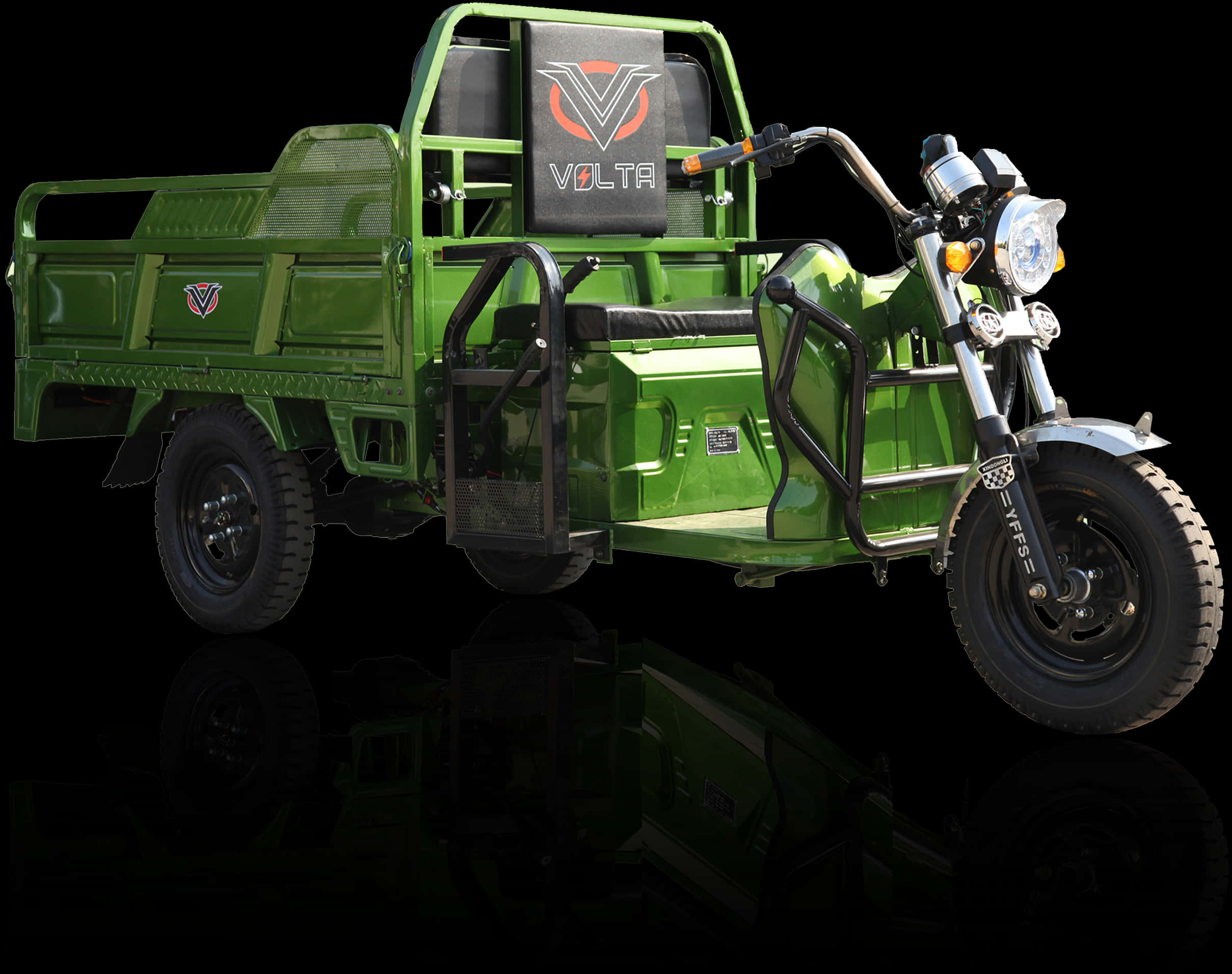 Green Electric Trike Truck Hybrid