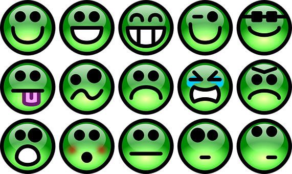 Green_ Emoji_ Collection PNG with transparent background