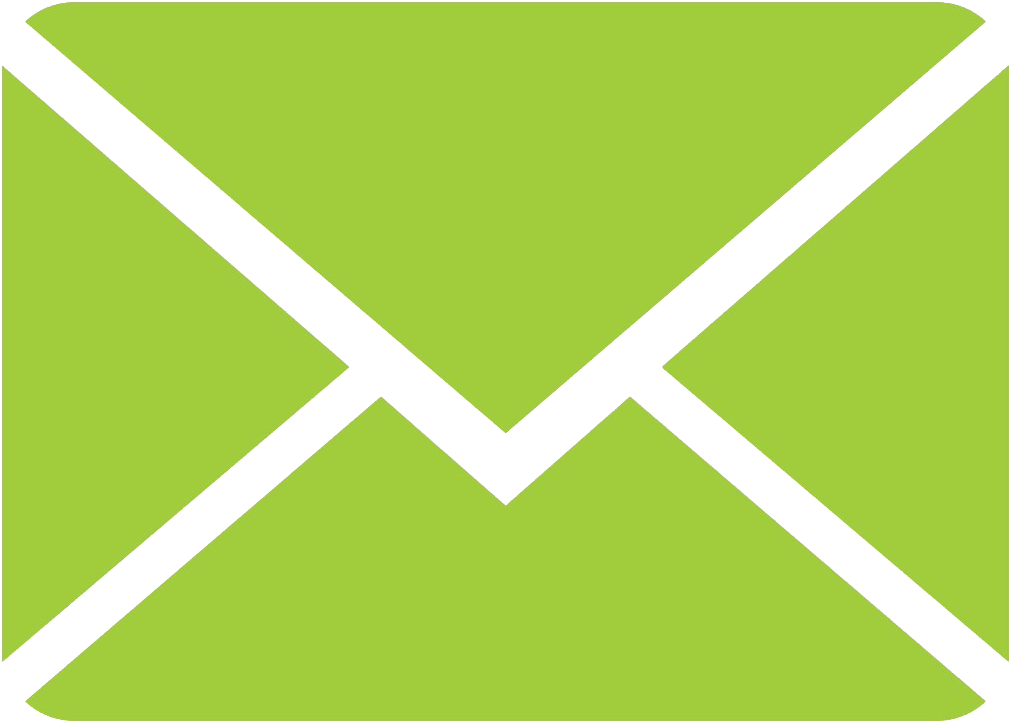 Green Envelope Icon PNG image with a transparent background, free high-resolution download