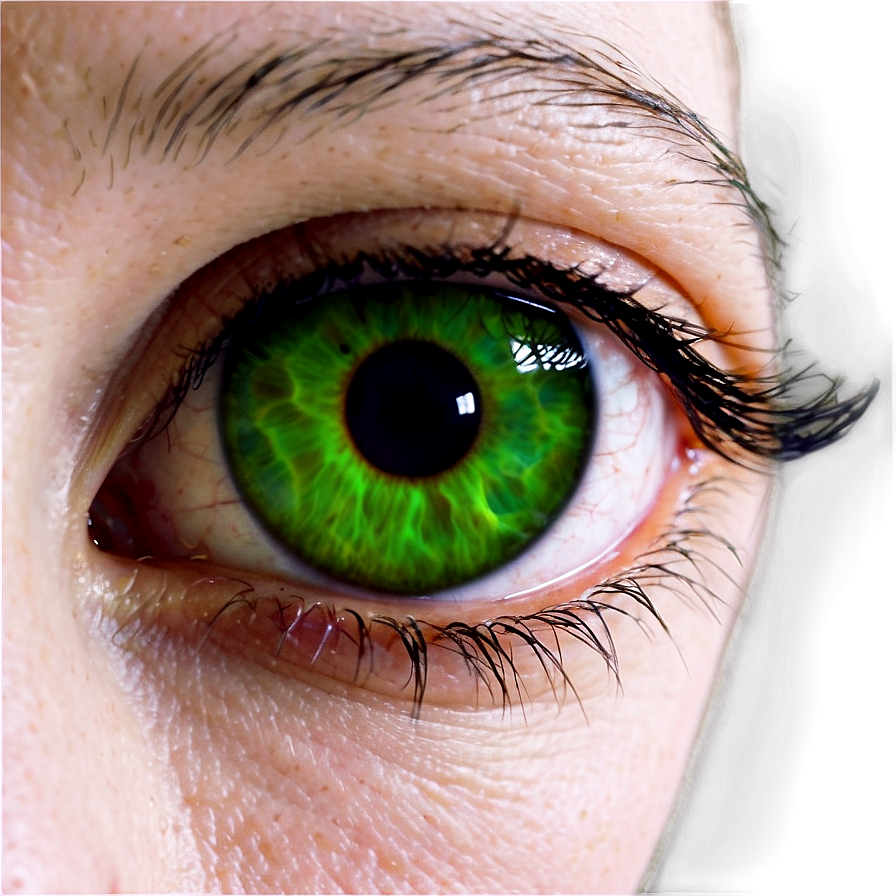 Green Eye Amidst Darkness Png 06262024