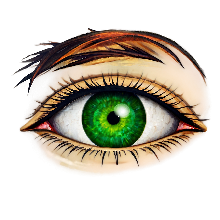 Green Eye Full Of Mystery Png Sdm73