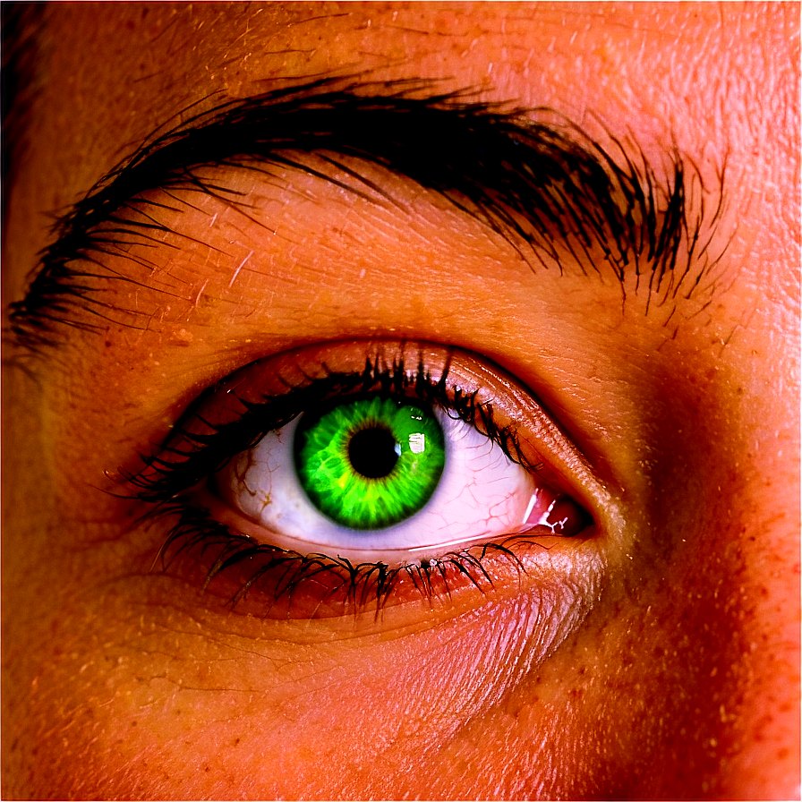 Green Eye Peeking Through Png Ela12