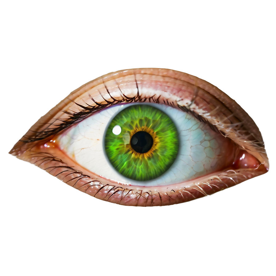 Green Eye Peeking Through Png Gyt27