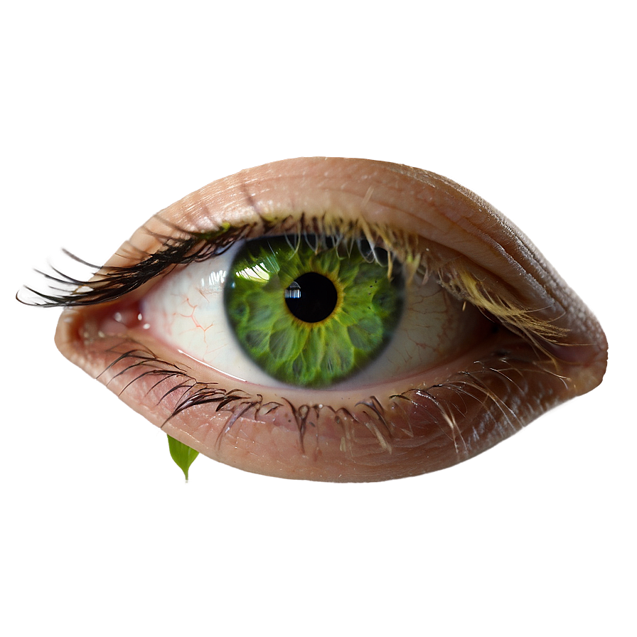 Green Eye Surrounded By Nature Png Whg83