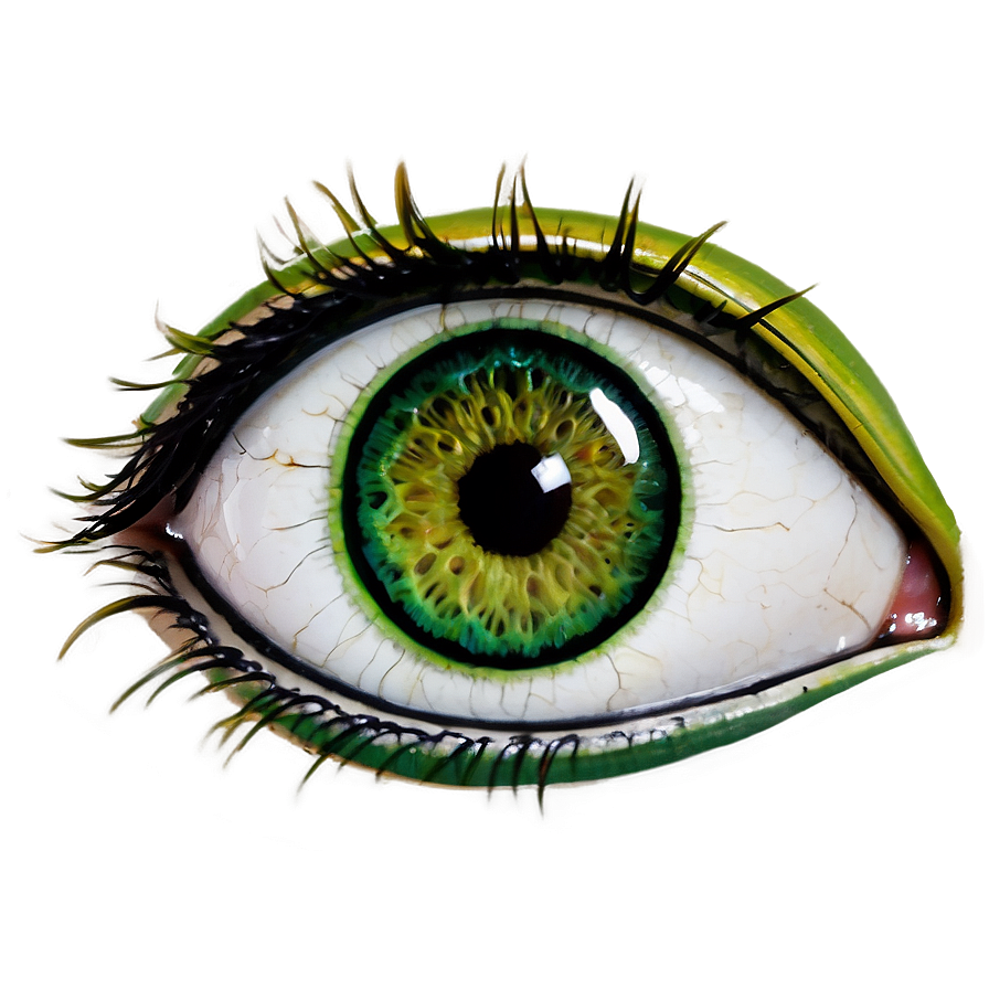 Green Eye With Spectacular Highlights Png 45