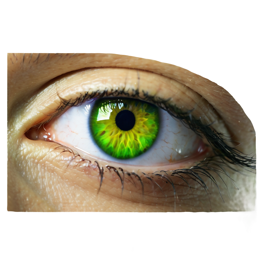 Green Eye With Spectacular Highlights Png Ead72