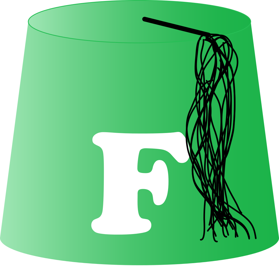 Green Fez Hat Illustration