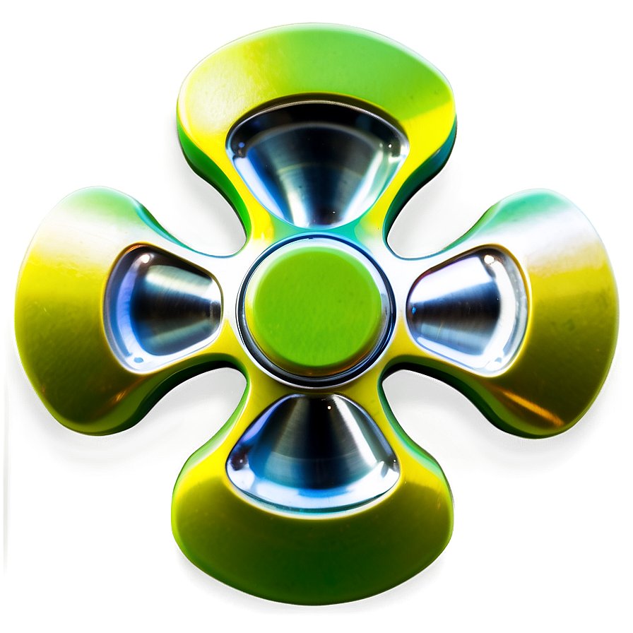 Green Fidget Spinner Png 61