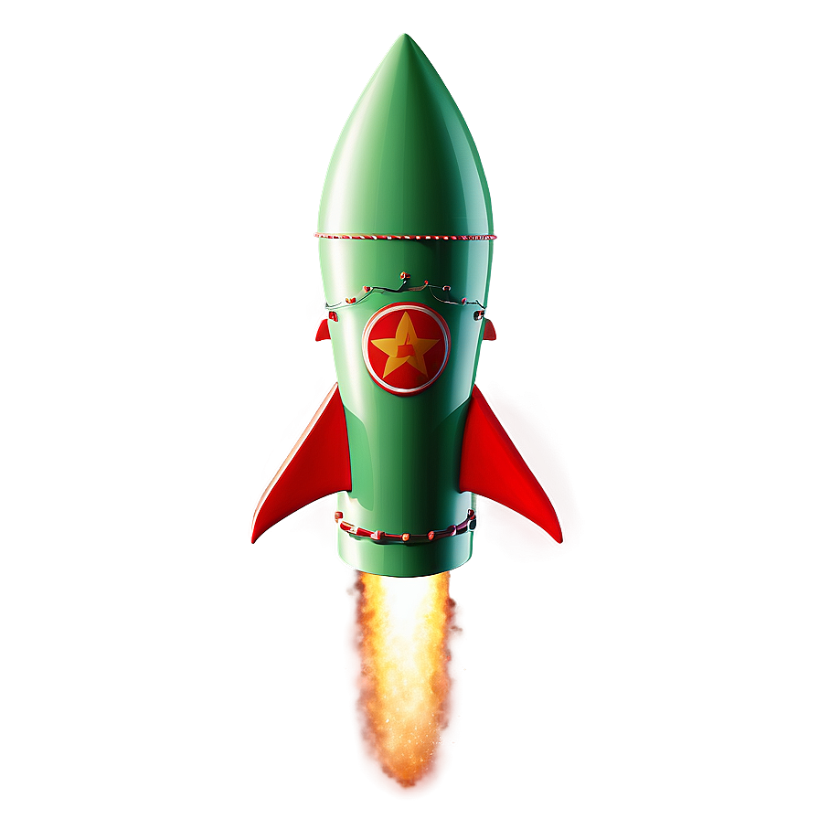 Green Firework Rocket Png Mru