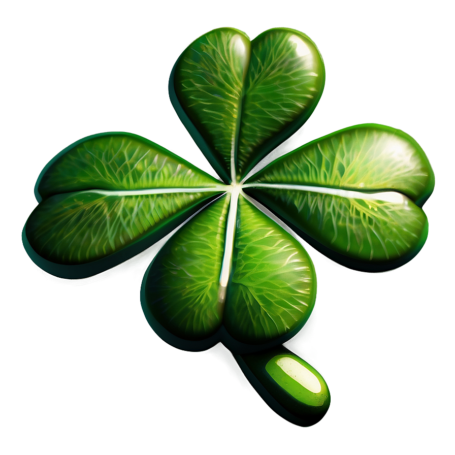 Green Four Leaf Clover PNG vix PNG image with a transparent background, free high-resolution download