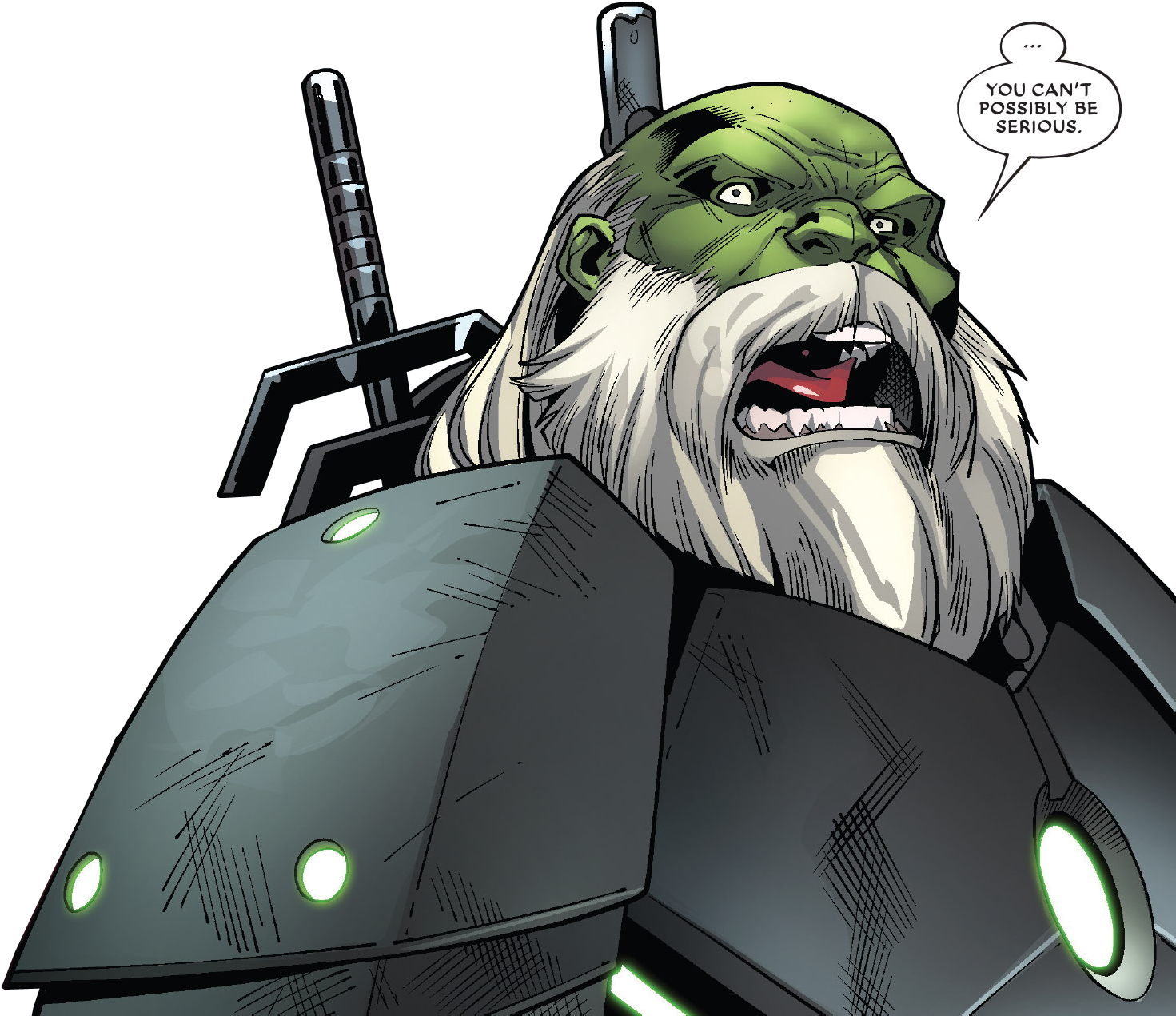 You Can't Possibly Be Serious Marvel Heroes 2016 Hulk - Marvel Comics Maestro, HD Png Download PNG with transparent background