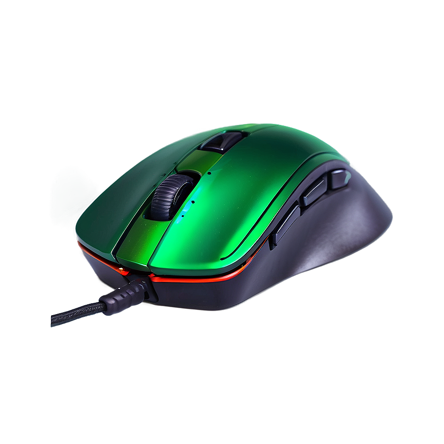 Green Gaming Mouse Png 83