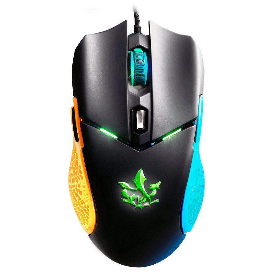 Green Gaming Mouse PNG cdv PNG with transparent background