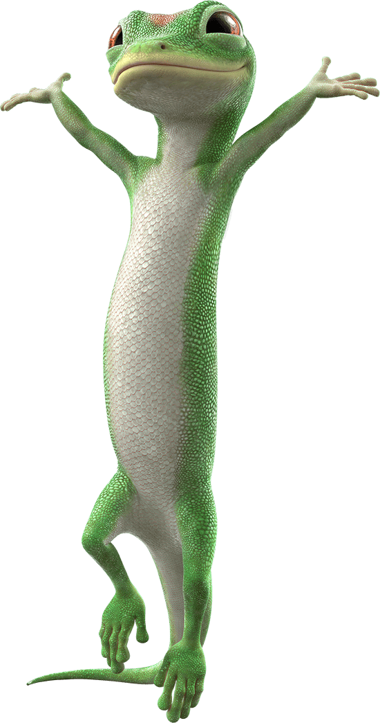 Green Gecko Character Pose