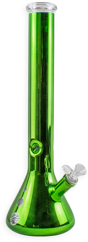 Green Glass Bong