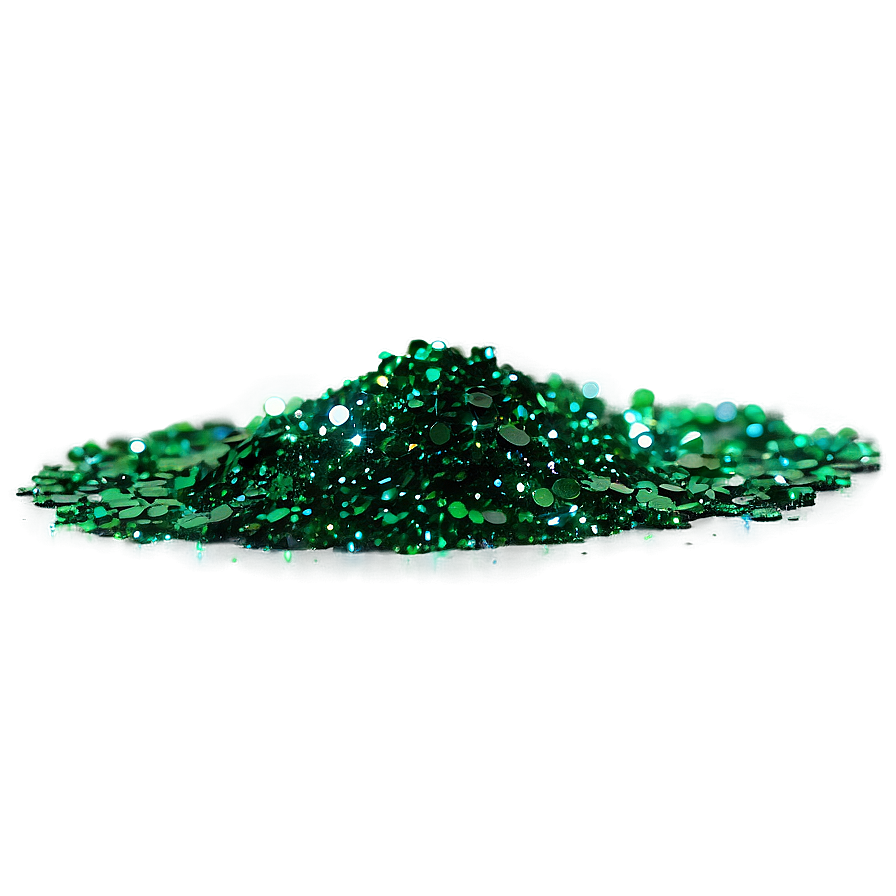 Green Glitter B