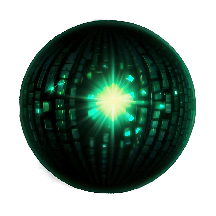 Green Glow Sphere Png 82