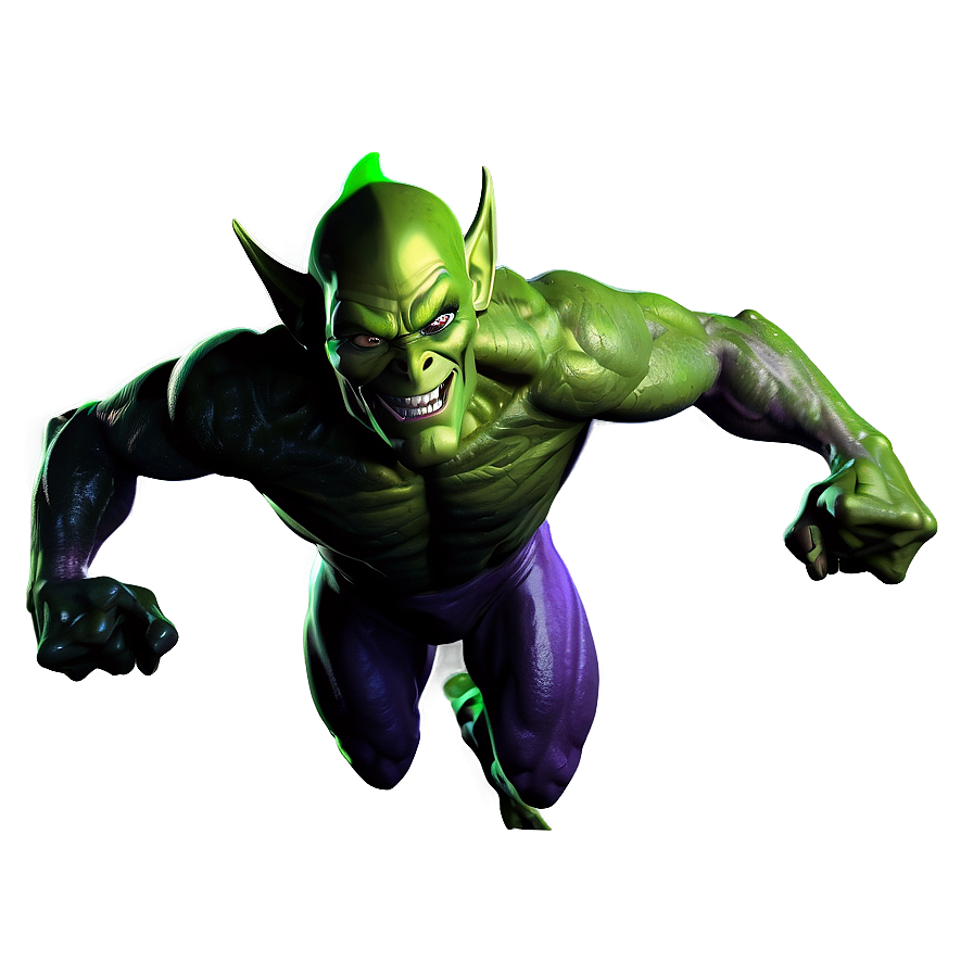 Green Goblin Comic Style Png Joc33