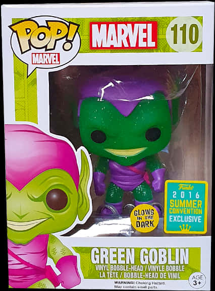 Funko Pop Green Goblin Glow, HD Png Download PNG image with a transparent background, free high-resolution download