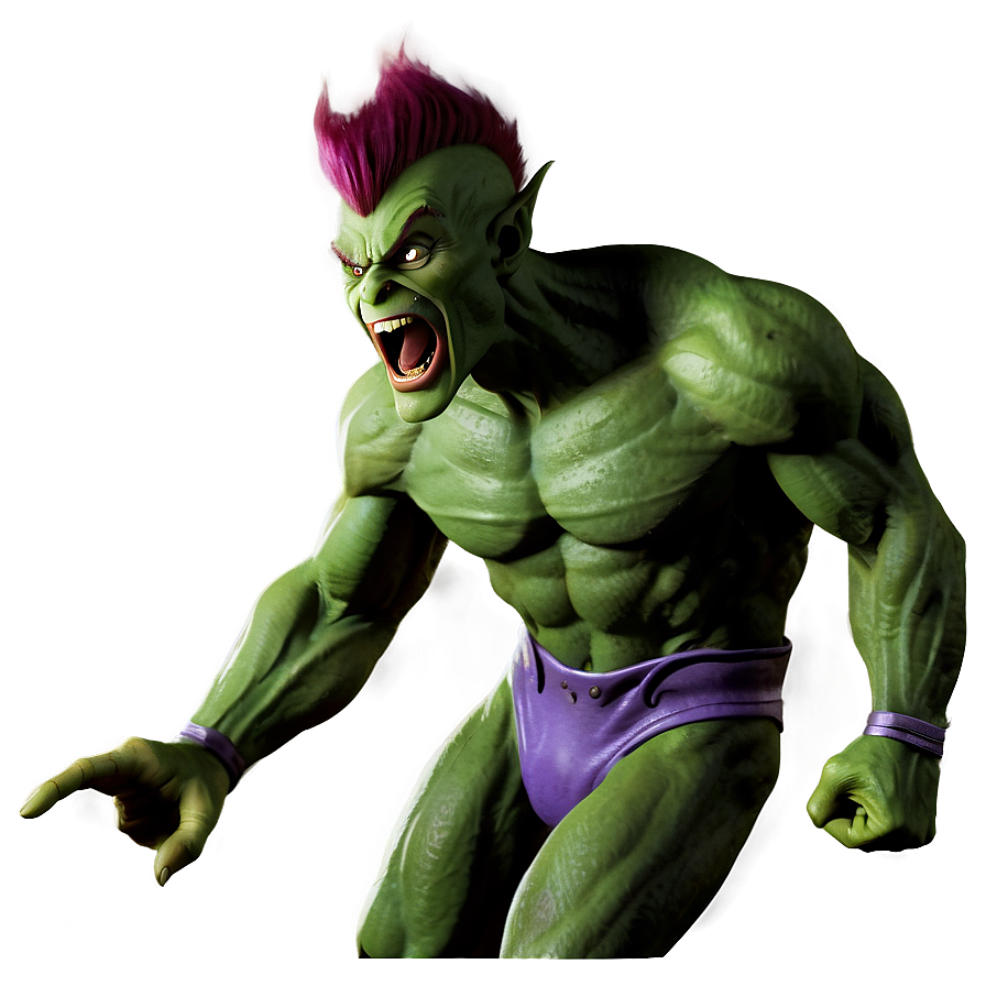 Green Goblin Roaring Png Maw