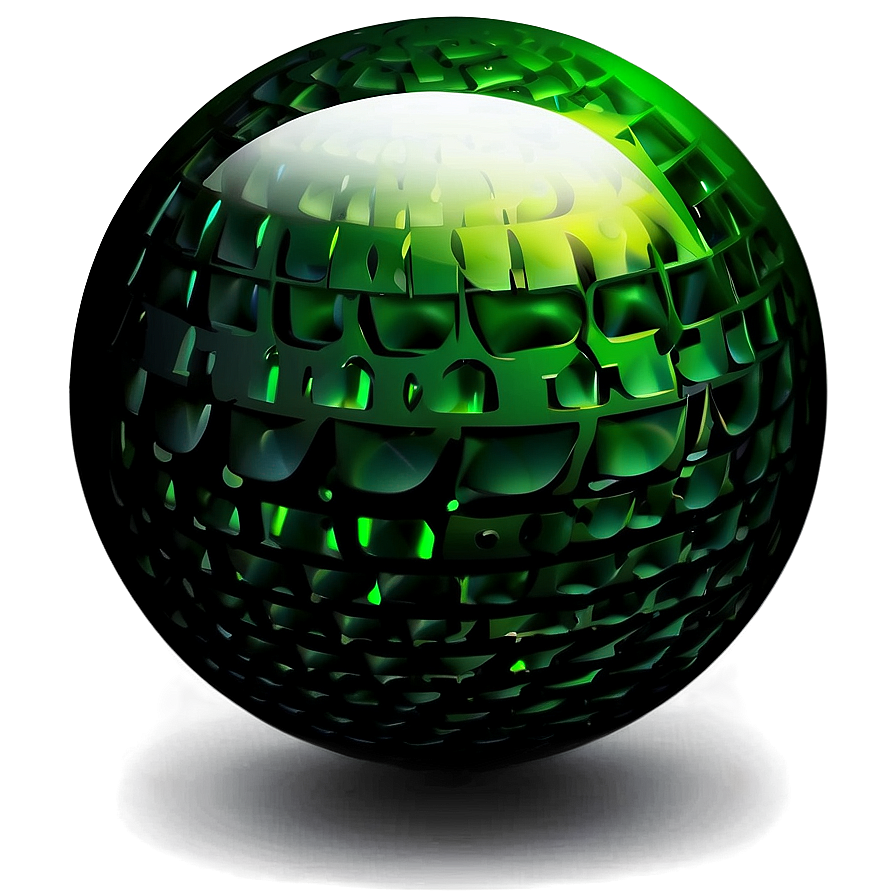 Green Gradient Sphere PNG awt15 PNG with transparent background