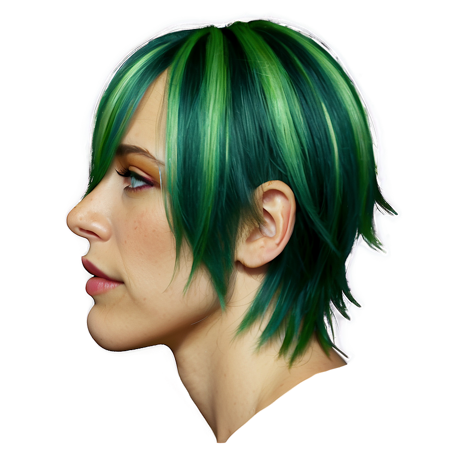 Green Hair Historical Figure Png Cfe