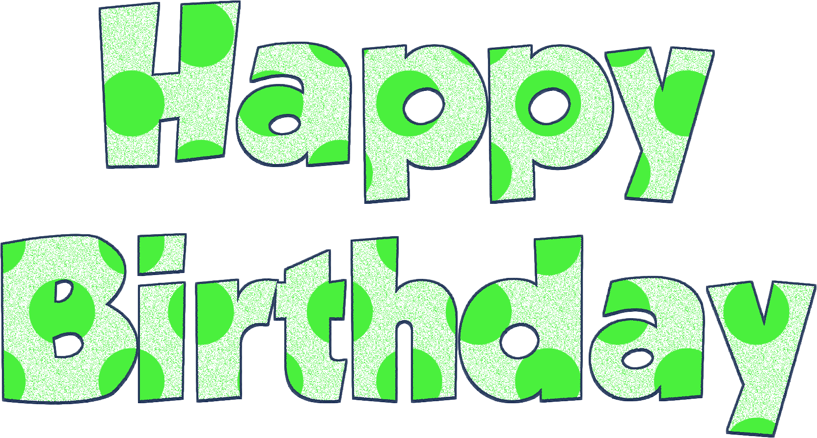 Green_ Happy_ Birthday_ Text_ Graphic