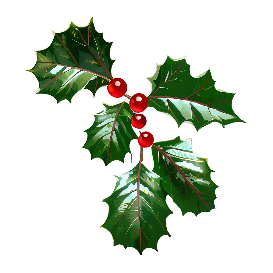 Green Holly Leaves PNG ijy PNG image with a transparent background, free high-resolution download
