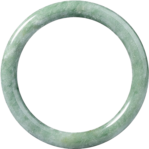 Green Jade Bracelet PNG with transparent background