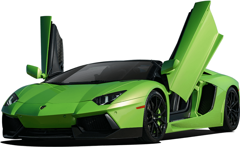 Green Lamborghini Png - Lamborghini Aventador Green Png, Transparent Png PNG with transparent background