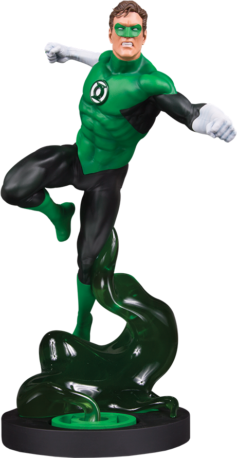 Green Lantern Action Figure PNG with transparent background