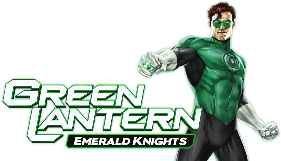 Green Lantern Emerald Knights Promo Art PNG with transparent background