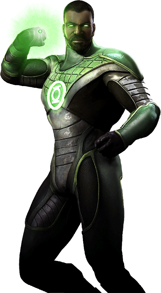 Green Lantern Power Ring Display PNG with transparent background