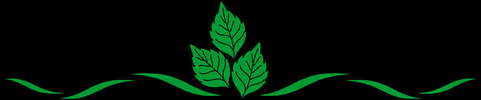 Green Leaf Border Design