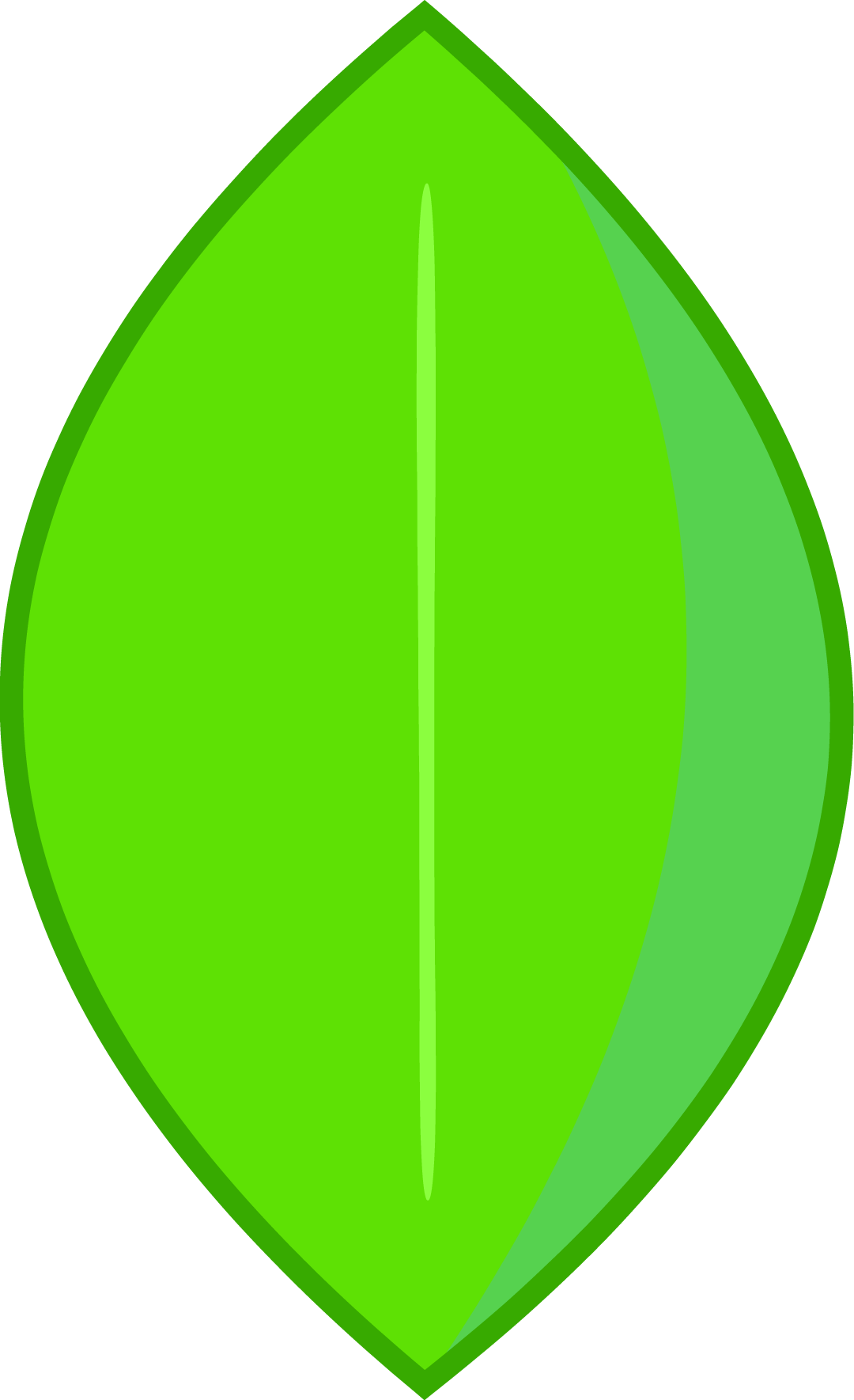 Leaf Clipart Leafy Greens - Bfdi Leafy Body, HD Png Download PNG with transparent background