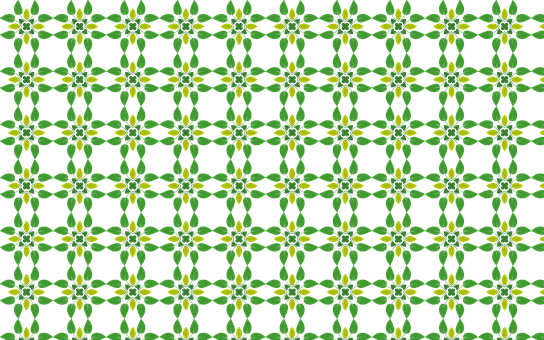 Green Leaf Pattern Background