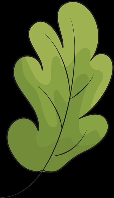 Green Leaf Vector Clipart