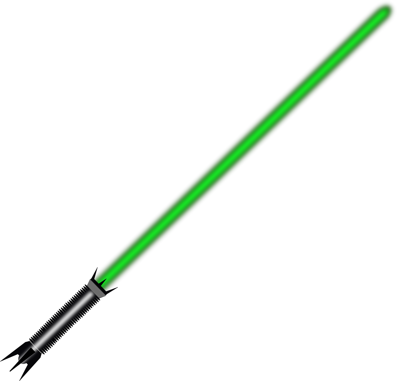 Green Lightsaber Illustration