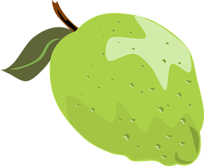Green Lime Cartoon Illustration PNG with transparent background