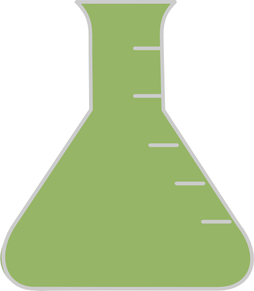 Small - Laboratory Flask PNG with transparent background